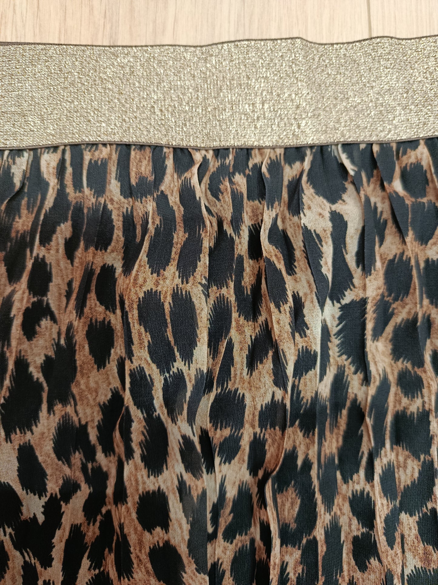 JUPE PLISSÉ LÉOPARD MYRIAM