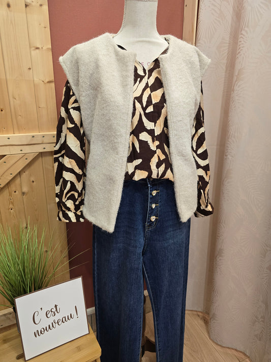 BLOUSE KEALA CHOCOLAT