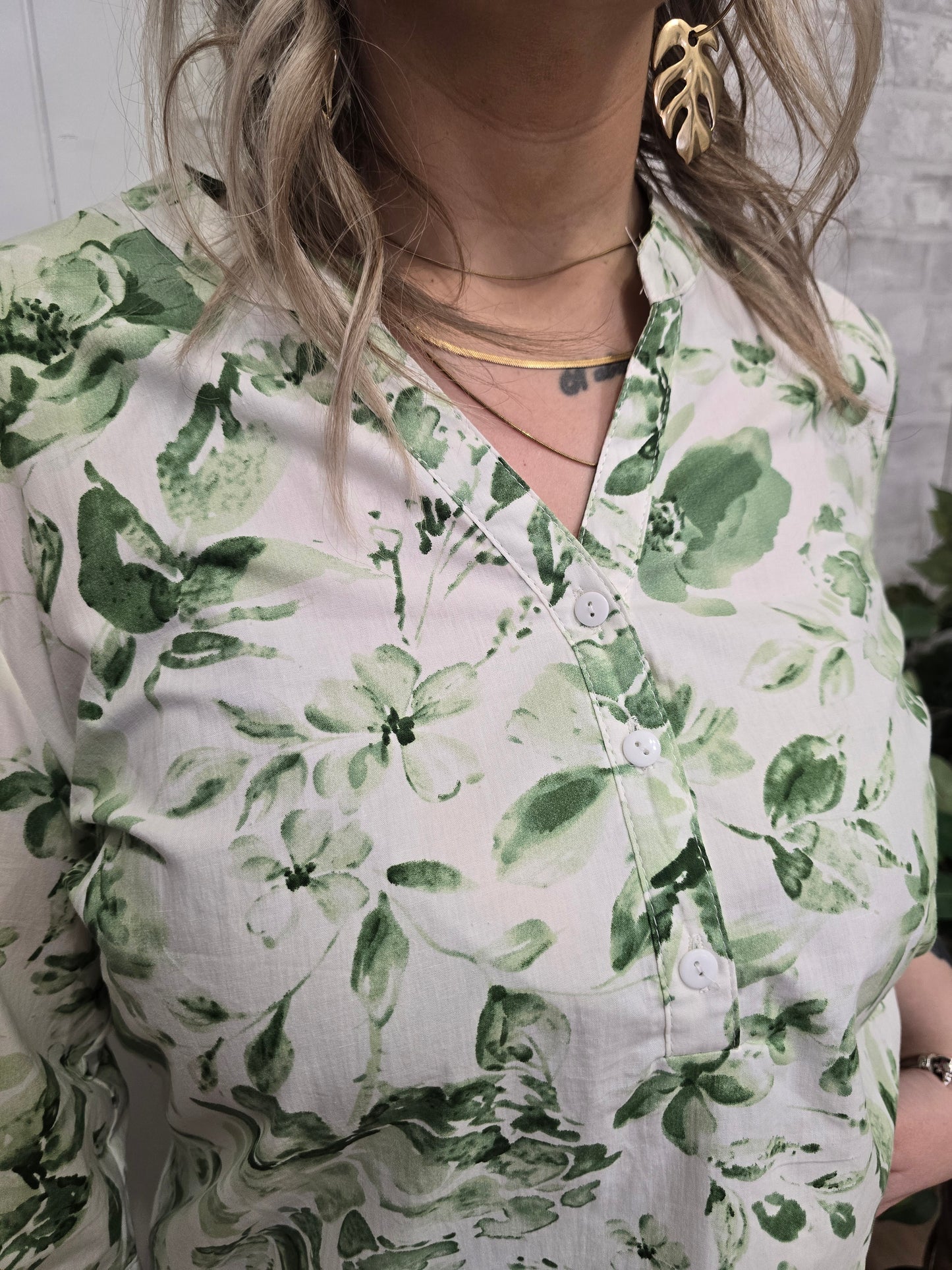 BLOUSE FEUILLE