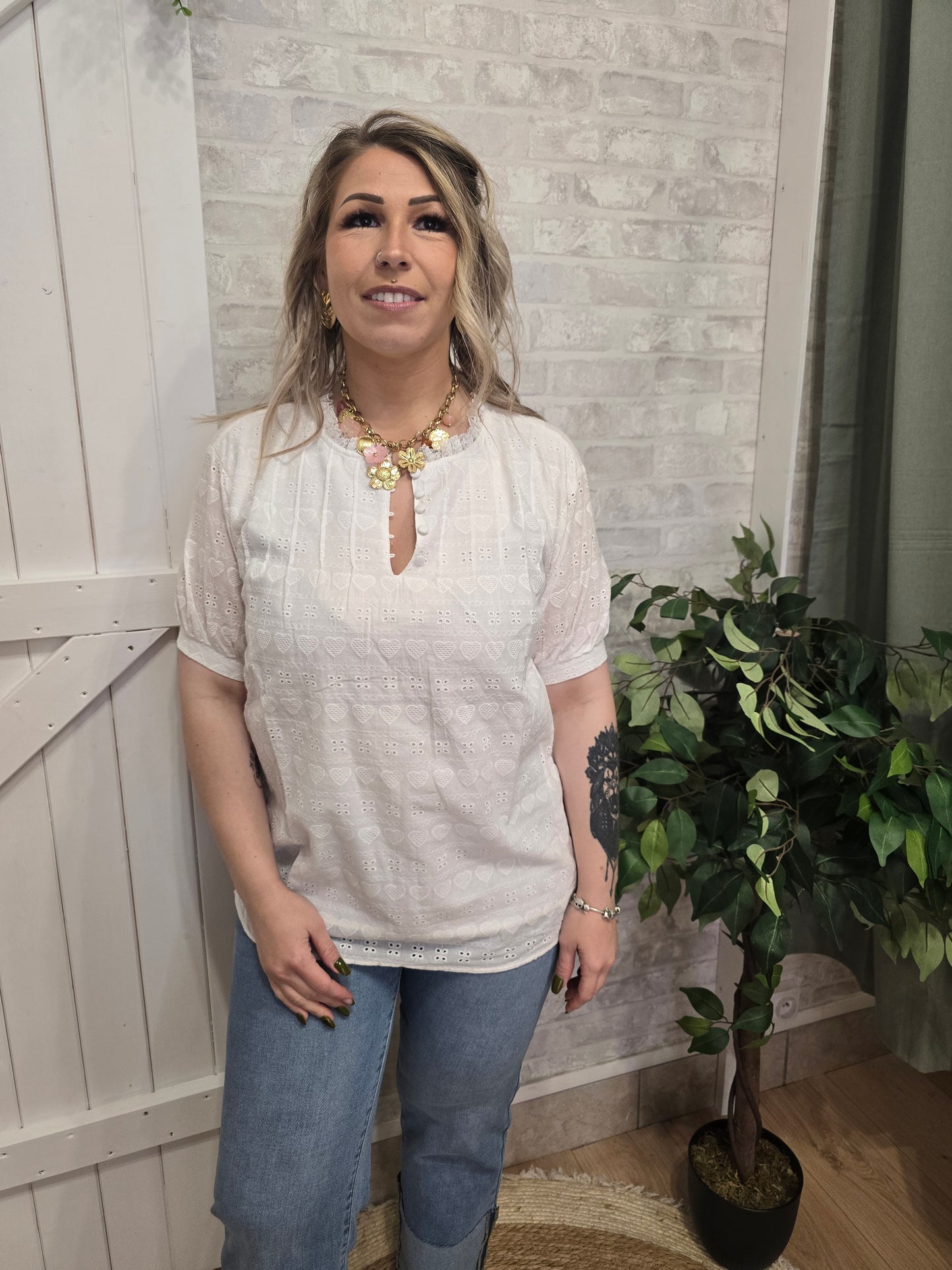 BLOUSE BRODERIE