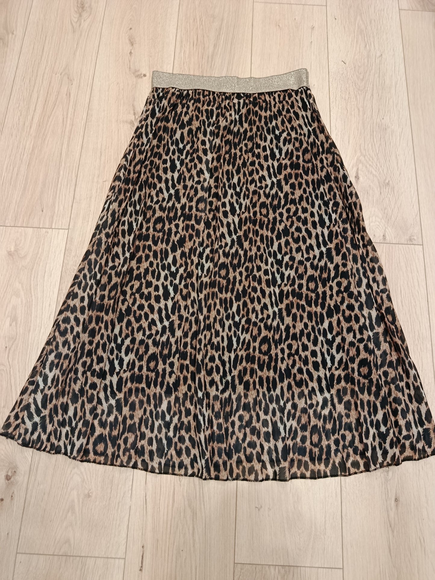 JUPE PLISSÉ  LÉOPARD MYRIAM